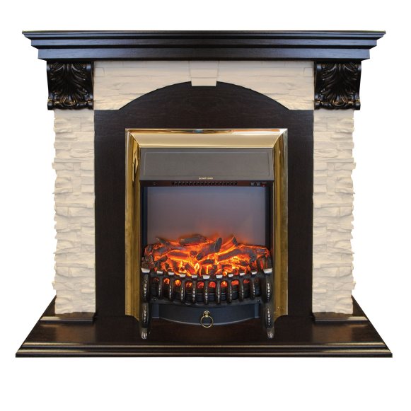 Изображение товара Электрокамин RealFlame Dublin LUX STD/EUG DN с очагом Fobos