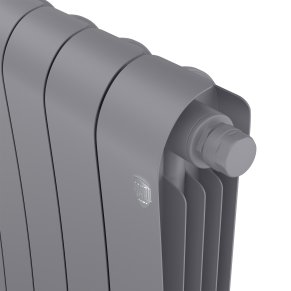 Биметаллический радиатор отопления Royal Thermo Infinity 500 VR80 10 секций Silver Satin