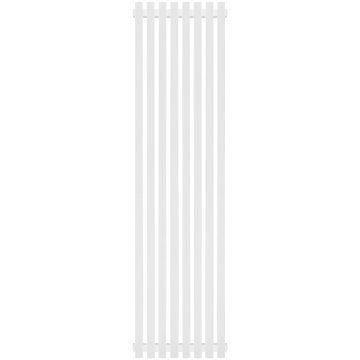 Стальной трубчатый радиатор Stout Tube QV40-1750-8 R Quadro RAL1T104S9016 белый муар