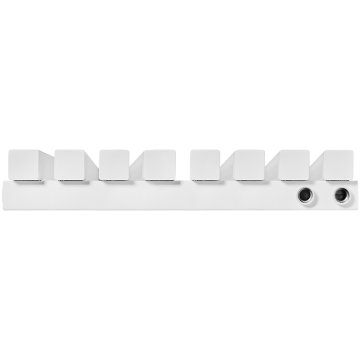 Стальной трубчатый радиатор Stout Tube QV40-1750-8 R Quadro RAL1T104S9016 белый муар