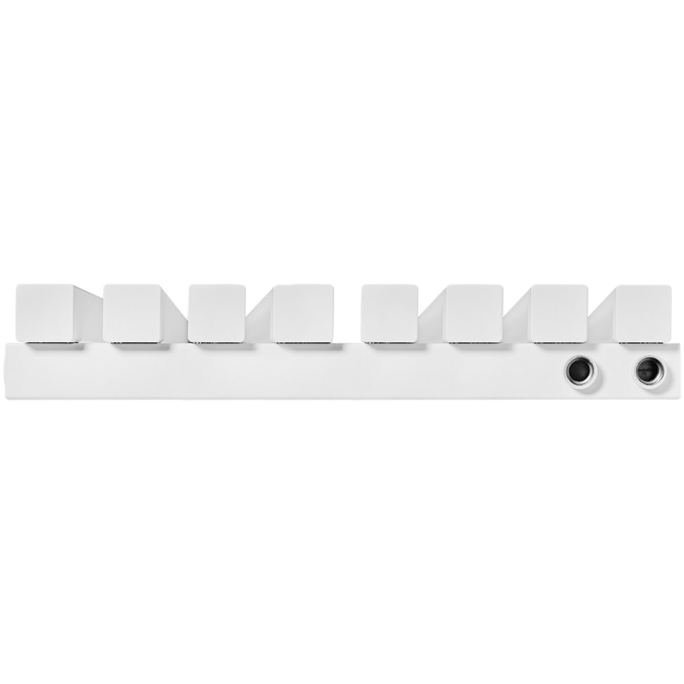 Стальной трубчатый радиатор Stout Tube QV40-1750-8 R Quadro RAL1T104S9016 белый муар
