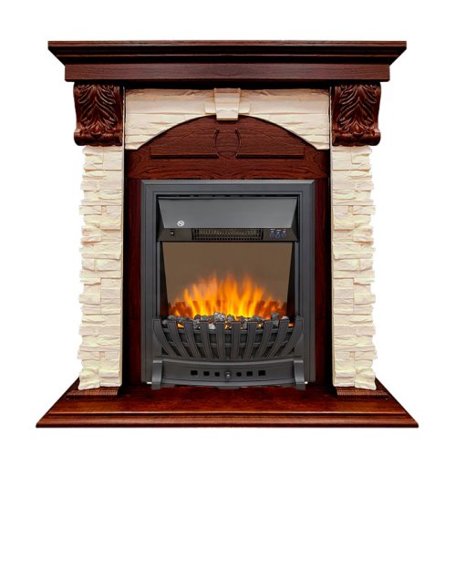 Каминокомплект Royal Flame Dublin (Разборный) с очагом Aspen Black орех каньон/сланец — фото 1