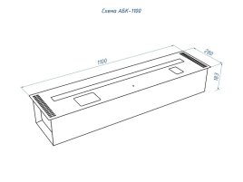 Автоматический биокамин Good Fire 1100 АБК-1100