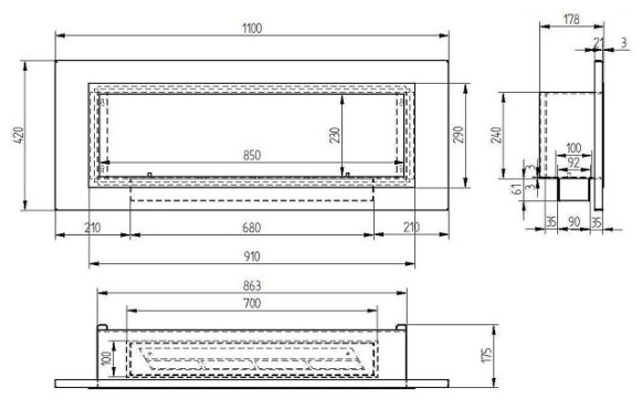 Биокамин Zefire Florida