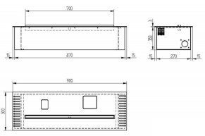 Биокамин автоматический Zefire Automatic 900
