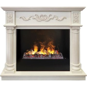 Каминокомплект RealFlame Silvia 26 WT 3D Cassette 630 + Black вставка