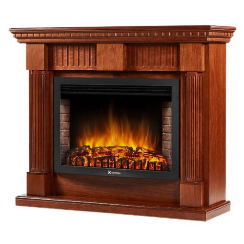 Каминокомплект Firelight Colonna 30 с очагом Electrolux EFP/P-3020LS шпон дуб — фото 2