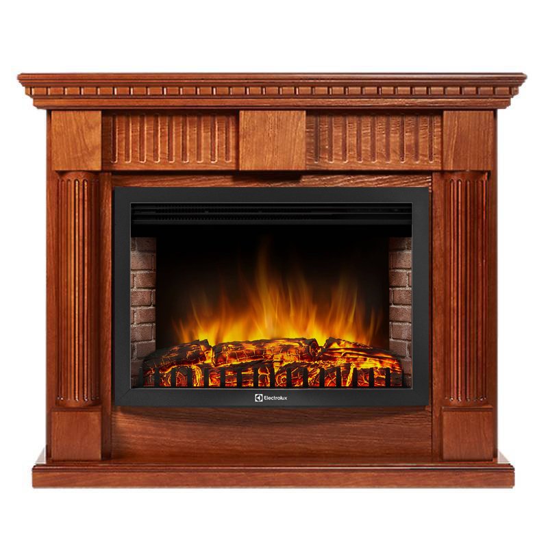 Каминокомплект Firelight Colonna 30 с очагом Electrolux EFP/P-3020LS шпон дуб — фото 1
