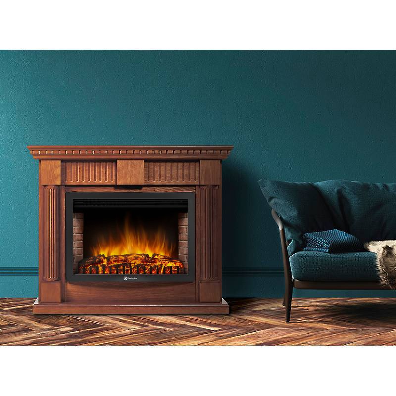 Каминокомплект Firelight Colonna 30 с очагом Electrolux EFP/P-3020LS шпон дуб — фото 9