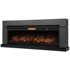 Каминокомплект Royal Thermo Aurora RTFP/P-AR60LS + портал Firelight Lindos 60 G графит