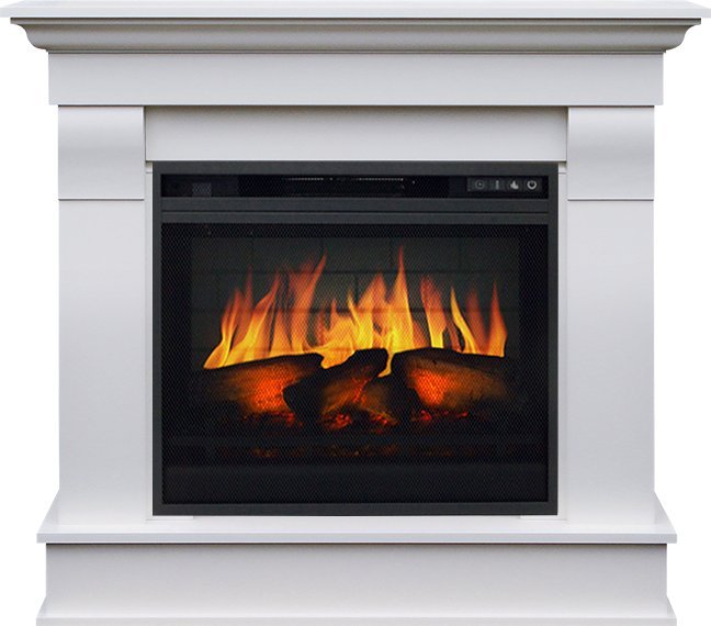 Каминокомплект Royal Flame Monaco (Разборный) с очагом Vision 23 EF LED 3D FX бьянко белый — фото 1