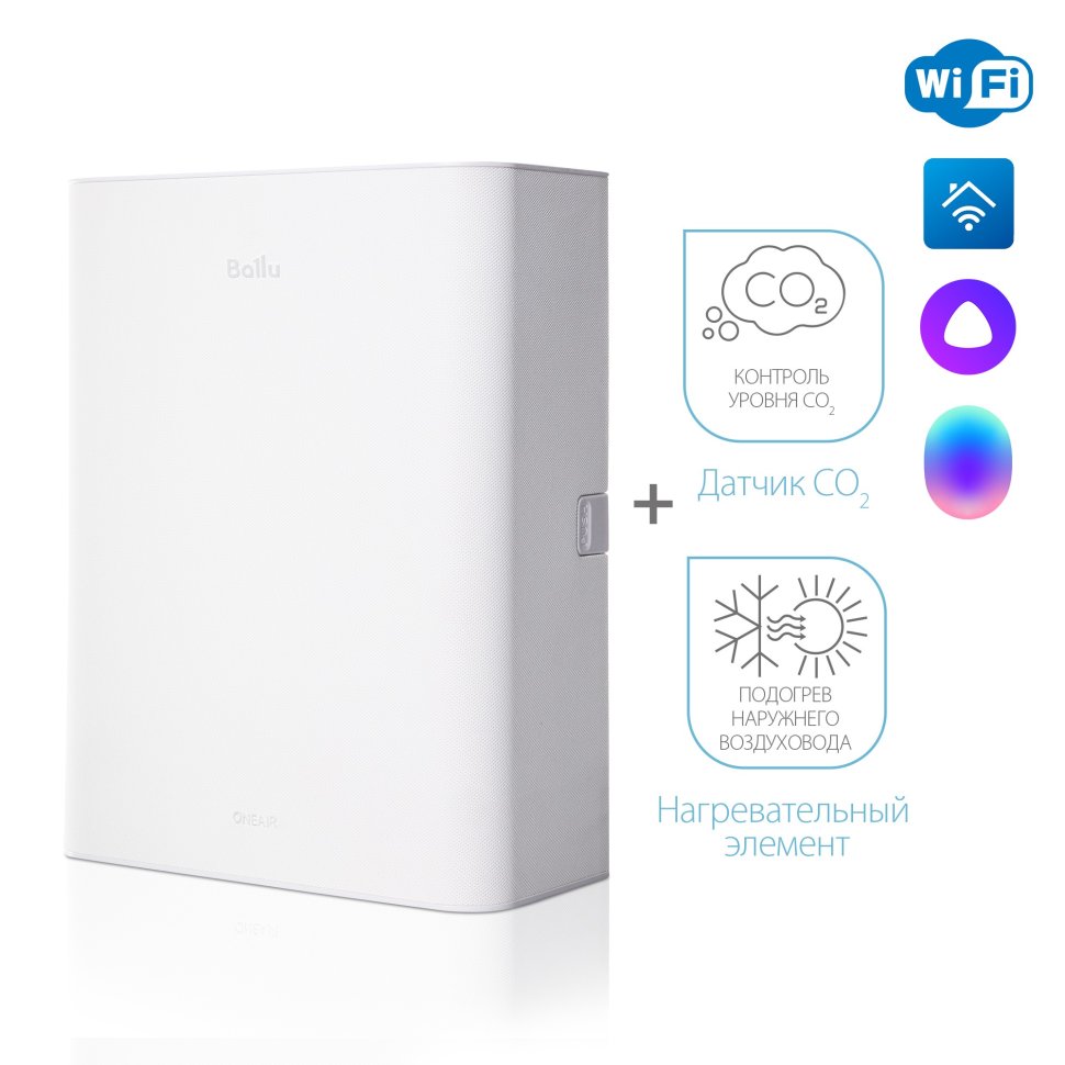 Очиститель воздуха Ballu ONEAIR ASP-100WM белый