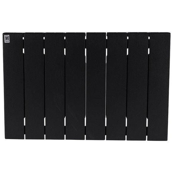 Биметаллический радиатор отопления Rifar Supremo 350 боковое подключение 8 секций антрацит