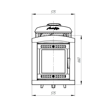 Печь банная PROMetall Атмосфера L комбинированная сетка-ламель Верде Гватемала