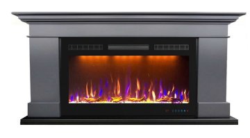 Каминокомплект Royal Flame California Graphite Grey с очагом Crystal 36 RF