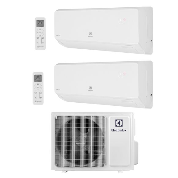 Мульти сплит-система на 2 комнаты 20+20 м2 Electrolux EACS/I-07+07 НMB/FMI-14-2/N8_ERP