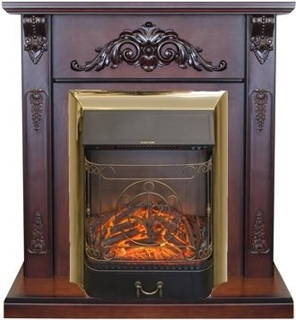 Каминокомплект RealFlame Anita STD/EUG AO с очагом Majestic Lux Brass S Каминокомплект RealFlame Anita STD/EUG AO с очагом Majestic Lux Brass S