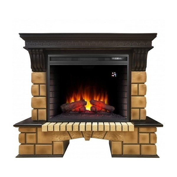 Каминокомплект RealFlame Stone Brick 26 с очагом Epsilon 26 S IR Каминокомплект RealFlame Stone Brick 26 с очагом Epsilon 26 S IR