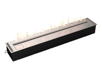 Изображение товара Автоматический Biokamin Lux Fire Smart Flame 1600 RC Inox с управлением через смартфон