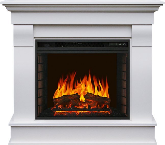 Каминокомплект Royal Flame Monaco (Разборный) с очагом Vision 23 EF LED FX бьянко белый — фото 1