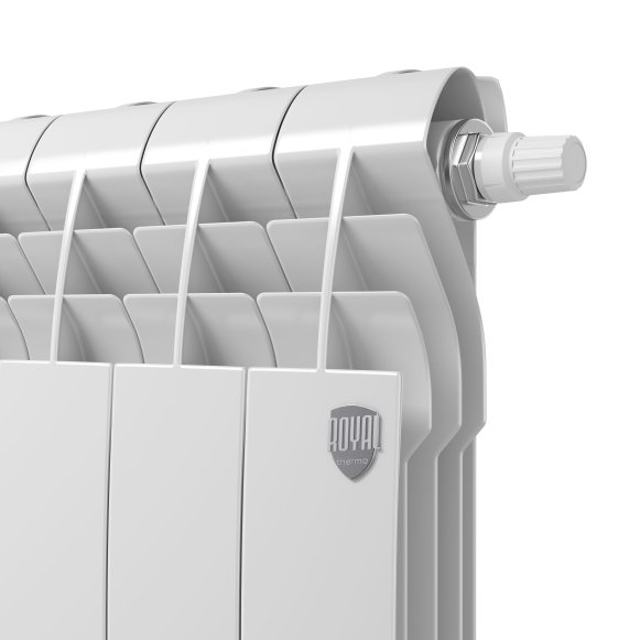 Изображение товара Биметаллический радиатор отопления Royal Thermo BiLiner 500 VR 4 секции Bianco Traffico