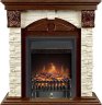 Каминокомплект Royal Flame Dublin (Разборный) с очагом Fobos FX Black орех каньон/сланец