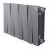 Биметаллический радиатор отопления Royal Thermo PianoForte 300 серебристый 8 секций