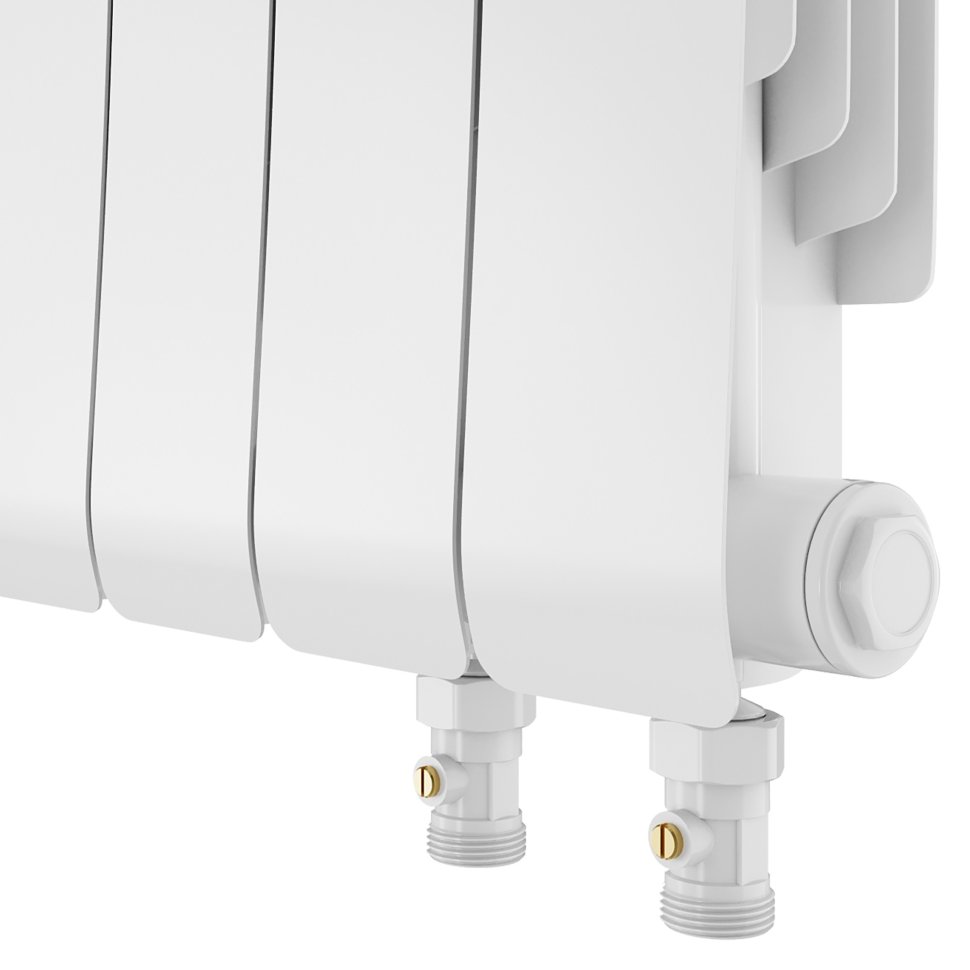 Биметаллический радиатор отопления Royal Thermo Infinity 300 Bianco Traffico VR80 12 секций — фото 5