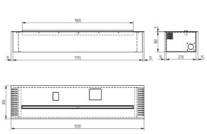 Биокамин автоматический Zefire Automatic 1200
