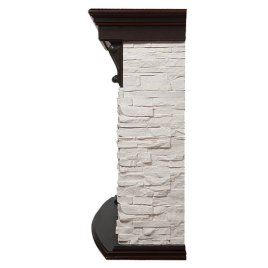 Портал Firelight Torre 30S сланец белый/шпон темный дуб