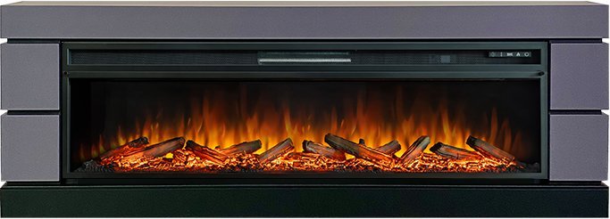 Каминокомплект Royal Flame Modern 60 SFT (Разборный) с очагом Vision 60 LOG LED серый графит — фото 1