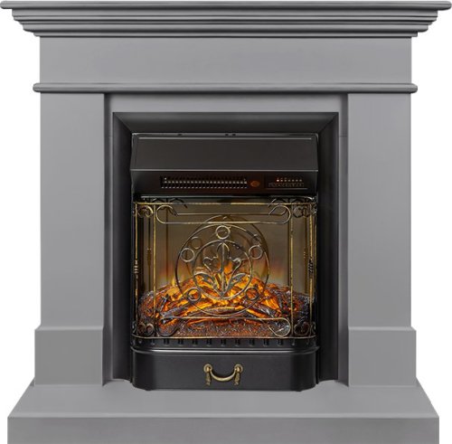 Каминокомплект Royal Flame California STD CRM (Разборный) с очагом Majestic FX M Black RC санд грей — фото 1