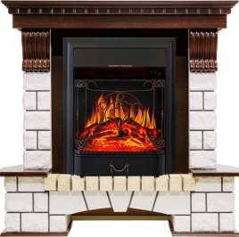 Каминокомплект Royal Flame Pierre Luxe с очагом Majestic FX Black