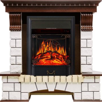 Каминокомплект Royal Flame Pierre Luxe с очагом Majestic FX Black