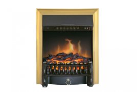 Каминокомплект Royal Flame Dublin (Разборный) с очагом Fobos FX Brass орех каньон/сланец