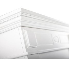 Каминокомплект Firelight Bianco 30 с очагом Electrolux EFP/P-3020LS N белый р/в