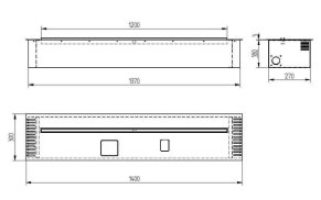 Биокамин автоматический Zefire Automatic 1400