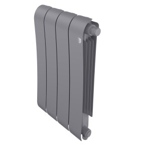 Биметаллический радиатор отопления Royal Thermo Infinity 500 VR80 4 секции Silver Satin