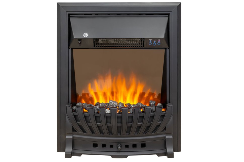 Каминокомплект Royal Flame Modern (Разборный) с очагом Aspen Black серый графит (глубина 319 мм)