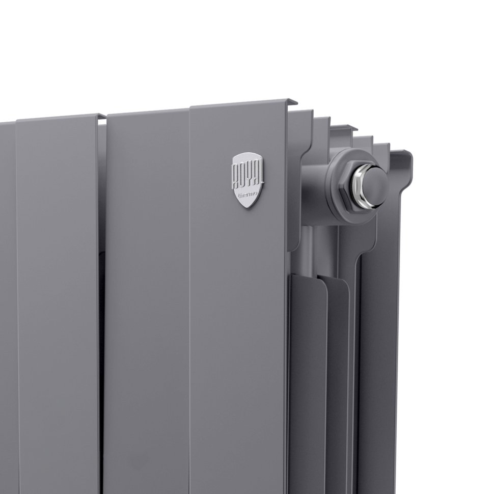 Биметаллический радиатор отопления Royal Thermo PianoForte 200 Серебристый 16 секций — фото 5
