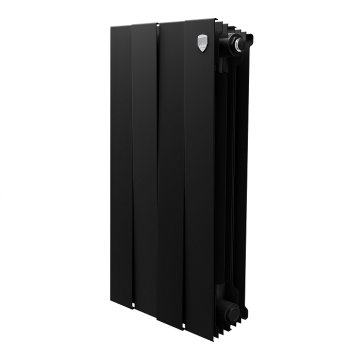 Биметаллический радиатор отопления Royal Thermo PianoForte 500 черный 4 секции