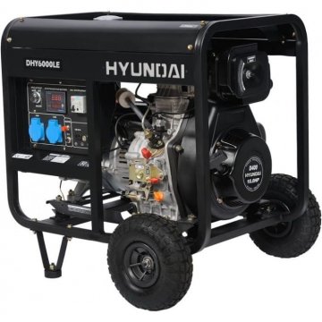 Дизельный электрогенератор Hyundai DHY 6000LE