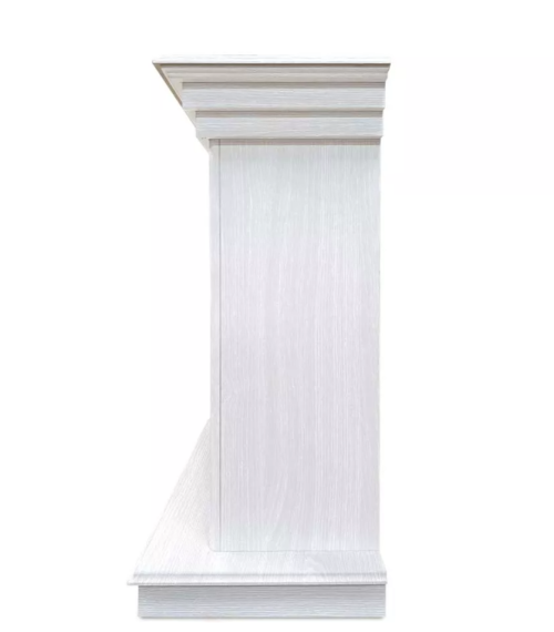 Каминокомплект Хорошие Камины Марс с очагом Royal Flame Majestic FX Black белое дерево — фото 3