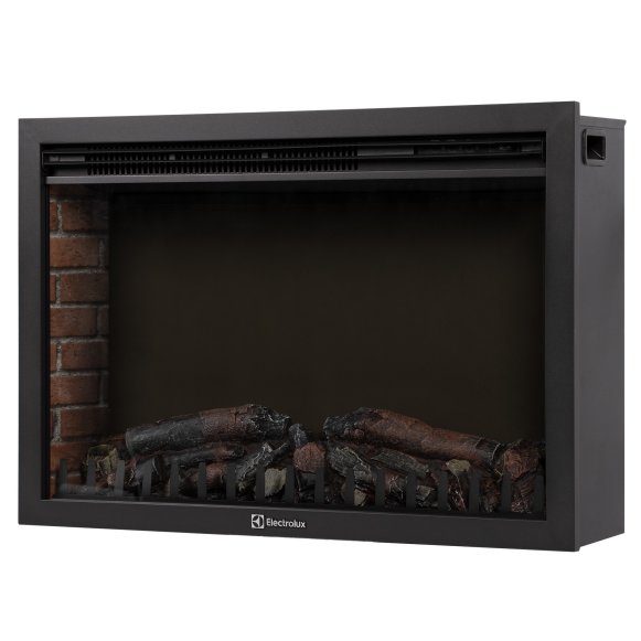 Каминокомплект Firelight Bricks 30 с очагом Electrolux EFP/P-3020LS N камень бежевый/шпон темный дуб