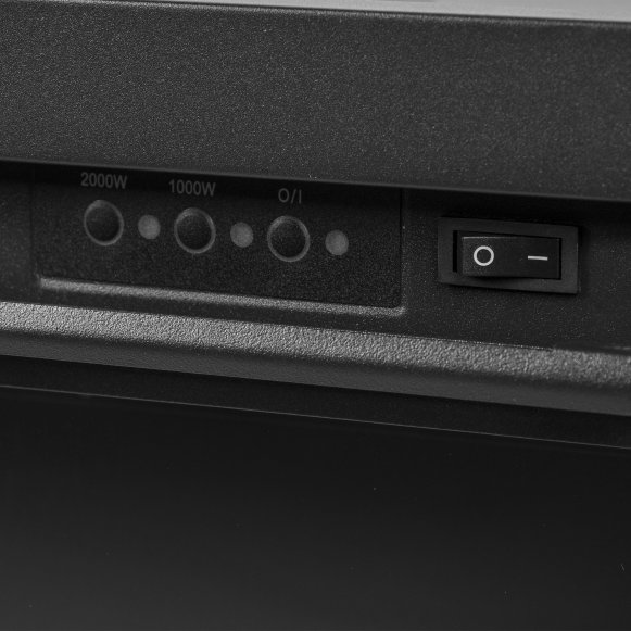 Каминокомплект Firelight Bricks 30 с очагом Electrolux EFP/P-3020LS N камень бежевый/шпон темный дуб