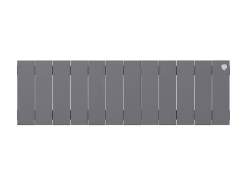 Биметаллический радиатор отопления Royal Thermo PianoForte 200 12 секций Silver Satin — фото 2