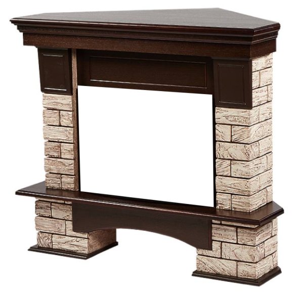 Изображение товара Камень коричневый для электрокамина Firelight Forte Wood 25U, угловой, Россия