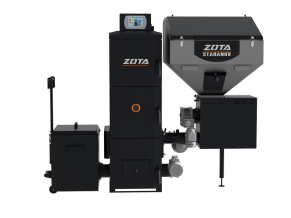 Твердотопливный автоматический котел Zota Stahanov Black-20