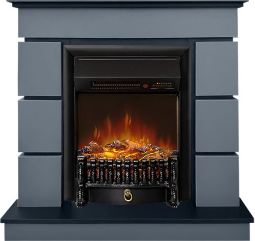 Каминокомплект Royal Flame Modern (Разборный) с очагом Fobos FX M Black RC серый графит (глубина 319 мм) — фото 1