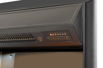 Каминокомплект Royal Flame Modern (Разборный) с очагом Fobos FX M Black RC серый графит (глубина 319 мм)